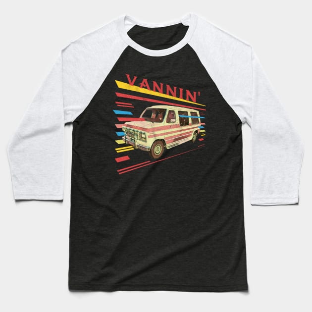 Vanning Vanner Van Life Baseball T-Shirt by karutees